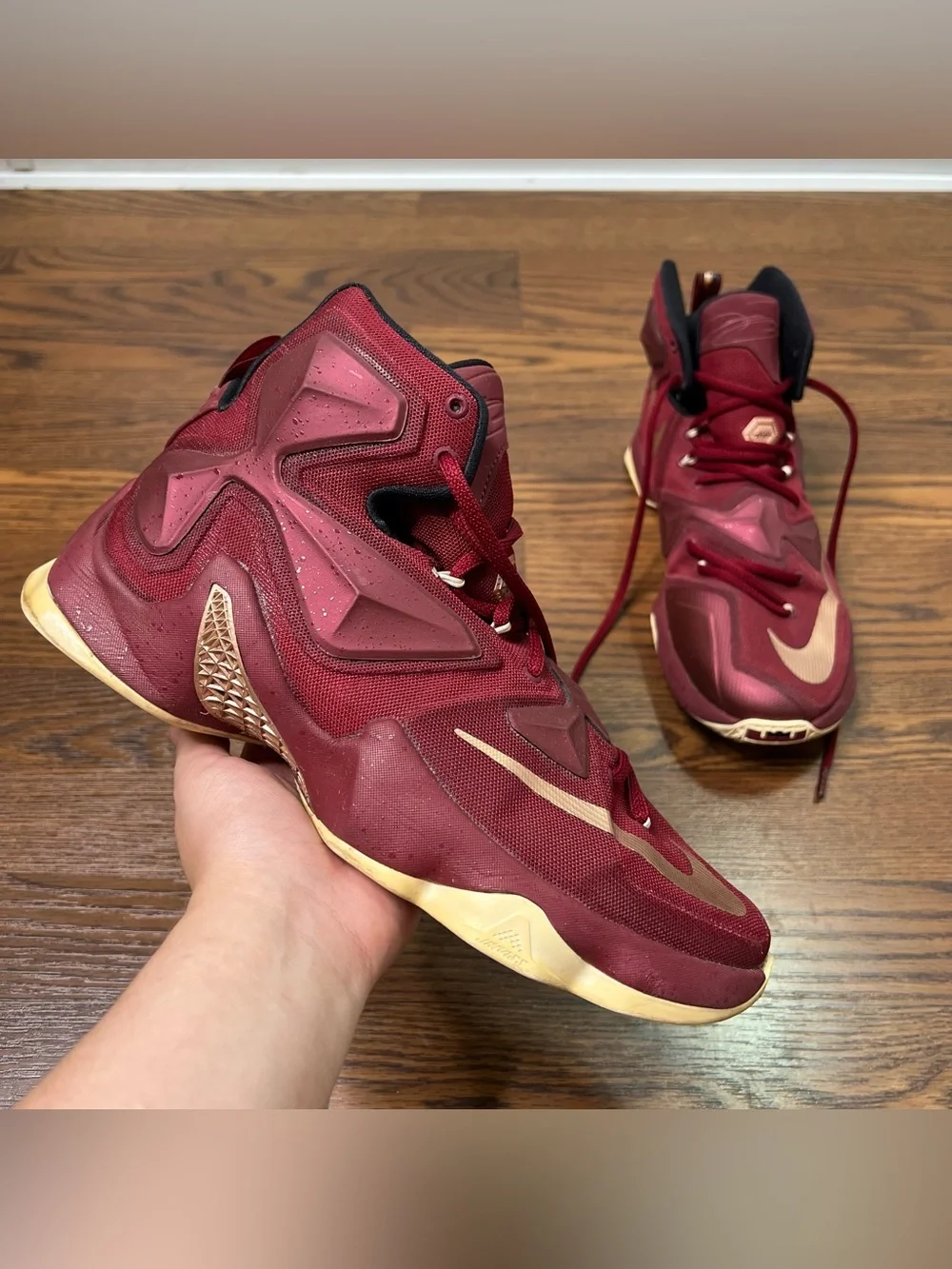 Nike LeBron 13 sneakers in the 